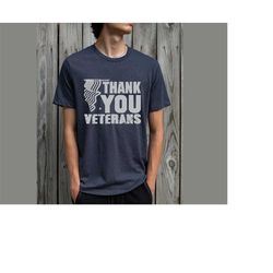Thank You Veteran Shirt, Veteran Day Shirt, Veteran Day Gift, USA Flag Shirt, Army Husband Gift, Proud Veteran Shirt, Mi