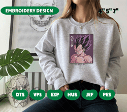 GOKU ANIME EMBROIDERY DESIGNS | PES DST JEF FILES INSTANT DOWNLOAD, Embroidery File, Embroidery Machine Files