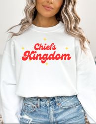 Chiefs kingdom  Heavy BlendT Crewneck Sweatshirt