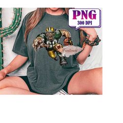 American Football PNG, Football Mascot Png, Football Shirt, PNG Sublimation, Game Day PNG, T-shirt Designs