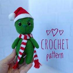 Crochet Christmas Elf Pattern, Christmas Amigurumi Pattern, Evel Christmas Elf
