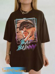 Bad Bunny Vintage 90s Rap Tees, Bad Bunny Retro Shirt, Bad Bunny YHLQMDLG, Bad Bunny Bootleg Rap Shirt, Bad Bunny Benito