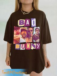Bad Bunny Vintage Shirt, Bad Bunny Homage Tshirt, Bad Bunny Fan Tees, Bad Bunny Retro 90s, Un Verano Sin Ti Merch, Bad B