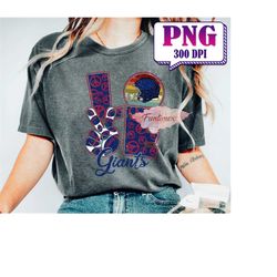 Peace Love Football PNG, Football Mascot Png, Football Shirt, PNG Sublimation, Game Day PNG, T-shirt Designs