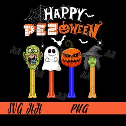 Happy Pezoween SVG, Horror Halloween SVG, Pumpkin Halloween SVG