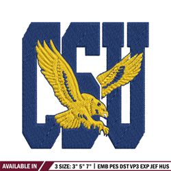 Coppin State Eagles embroidery design, Coppin State Eagles embroidery, logo Sport, Sport embroidery, NCAA embroidery.