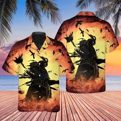 Samurai Ghost Warrior Hawaiian Shirt | Unisex | Adult | Hw7261