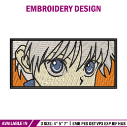 Killua eyes embroidery design, Hxh embroidery, Anime design, Embroidery shirt, Embroidery file, Digital download