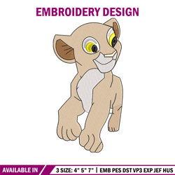 Lion cartoon embroidery design, Lion king embroidery, Emb design, Embroidery shirt, Embroidery file, Digital download