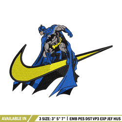 Batman Nike Logo embroidery design, Batman  embroidery, Nike design, Logo shirt, movie shirt, digital download