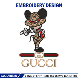 Mickey gucci embroidery design, Mickey embroidery, Embroidery file, Embroidery shirt, Emb design, Digital download