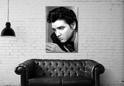Elvis Presley Poster, Elvis Presley Canvas Poster Art Wall Pictures Home Decor, Elvis Presley Canvas Wall Art, Music Can