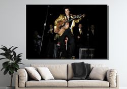 Elvis Presley, Elvis Presley Poster, Elvis Presley Canvas Poster Art Wall Pictures Home Decor, Elvis Presley Canvas Wall