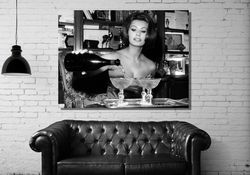 Sophia Loren, Sophia Loren Canvas Poster Art Wall Pictures Home Decor, Sophia Loren, Sophia Loren Poster,Sophia Loren Ca