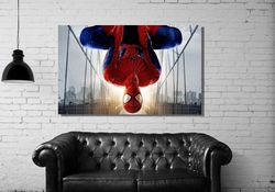 Spiderman Canvas Wall Art,Spiderman Wall Art,Marvel Avenger Graffiti Art,Spiderman Poster,Avenger Poster Decor, Gift for