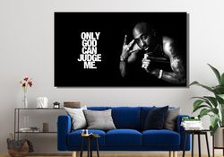 Tupac Wall Art, Tupac Canvas Art, Tupac Painting, Tupac Wall Decor, Tupac Poster, Tupac Print, Rapper Poster, Motivation