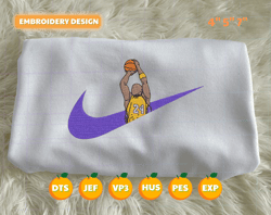 Basketball Brand Embroidered Sweatshirt, Kobe Bryant Brand Inspired Embroidered Sweatshirt, Basketball Brand Embroidered Hoodie, Unique Basketball Brand Embroidered Sweatshirt