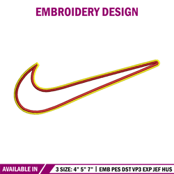 Nike logo embroidery design, Logo embroidery, Nike design, Embroidery shirt, Embroidery file,Digital download