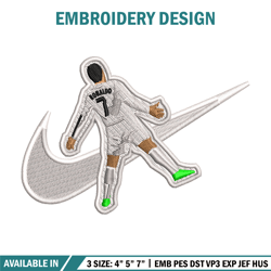 Nike ronaldo embroidery design, Ronaldo embroidery, Nike design, Embroidery shirt, Embroidery file, Digital download