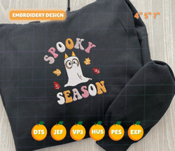 Spooky Vibes Embroidery Design, Spooky Halloween Craft Embroidery Design, Spooky Season Embroidery Design