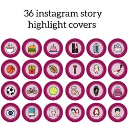 36 Cute Instagram Highlight Icons. Beautiful Instagram Highlights Images. Lifestyle Instagram Highlights Covers