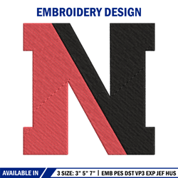 Northeastern Huskies embroidery, Northeastern Huskies embroidery, logo Sport, Sport embroidery, NCAA embroidery.