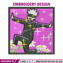 Satoru box embroidery design,Jujutsu kaisen embroidery, Nike design, Embroidery shirt, Embroidery file, Digital download
