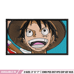 Luffy laugh embroidery design, One piece embroidery, Anime design, Embroidery shirt, Embroidery file, Digital download
