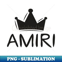 amiri name png transparent digital download - customized sublimation sticker design