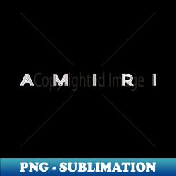 Amiri Text Logo - High-Quality Transparent Sublimation Design