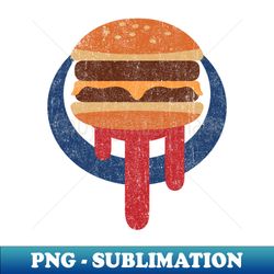 Sublimation PNG Digital Download - Burger Shot Variant - Vibrant and High-Quality Design