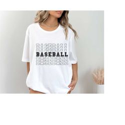 Baseball Tee, Baseball Mom Shirt, Baseball Shirt For Women, Sports Mom Shirt, Mothers Day Gift, Family Baseball Shirt, C