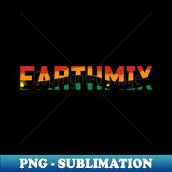 Colorful Earthmix Font - Sublimation Digital Download - Vibrant and Eye-Catching Typography
