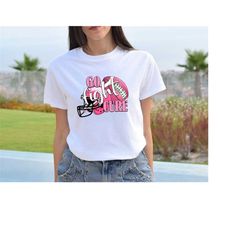 go fight cure shirt, breast cancer football shirt ,football pink shirt ,football tackle cancer tee ,cancer awareness gif