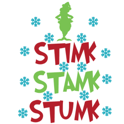 Stink Stank Stunk Grinch SVG, The Grinch Svg, Grinch Christmas Svg, Grinch Face Svg Digital Download