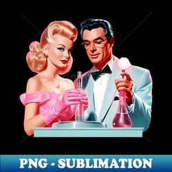 Barbie x Oppenheimer Retro PNG Transparent Sublimation Digital Download - Unleash Nostalgic Glamour