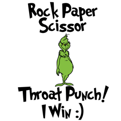 Throat Punch I Win Grinch SVG, The Grinch Svg, Grinch Christmas Svg, Grinch Face Svg Digital Download