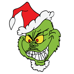 Grinch SVG, The Grinch Svg, Grinch Christmas Svg, Grinch Face Svg Digital Download