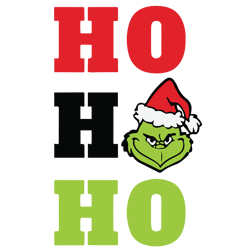 Ho Ho Ho Santa Grinch SVG, The Grinch Svg, Grinch Christmas Svg, Grinch Face Svg Digital Download