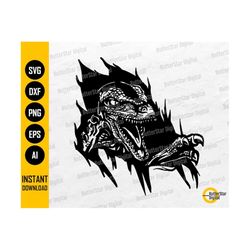 Raptor Claw Scratch SVG | Velociraptor SVG | Dinosaur Shirt Wall Art | Cricut Cutting Files Silhouette Clipart Vector Di