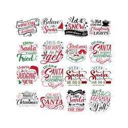 Christmas SVG design Bundle, Christmas Ornament Designs, Christmas Sign Svg Bundle, Christmas sayings, Instant download