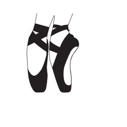 ballet shoes instant download svg, png, eps, dxf, jpg digital download