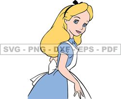 Alice in Wonderland Svg, Alice Svg, Cartoon Customs SVG, EPS, PNG, DXF 53