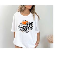 Spooky Vibes shirt, Spooky vibe tshirt, Halloween shirt,Retro Halloween shirt,Funny Halloween shirt, pumpkin shirt,Spook