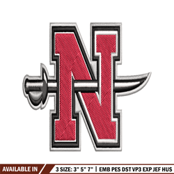 Nicholls State Colonels embroidery, Nicholls State Colonels embroidery, logo Sport, Sport embroidery, NCAA embroidery.