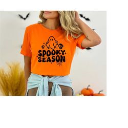 Spooky Season Shirt, Halloween Shirt, Halloween Kids Shirt, Funny Halloween Shirt, ghost Shirt, Halloween ghost shirt