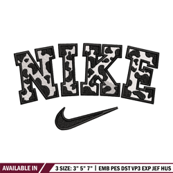 Nike Dairy Cow Logo embroidery design, logo embroidery, Nike design, Embroidery shirt, logo shirt, Digital download.