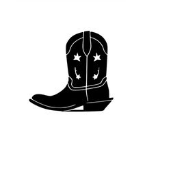 Cowboy Western Boot Instant Download SVG, PNG, EPS, dxf, jpg digital download