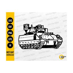 War Tank SVG | Army SVG | Military Vehicle Stickers Graphics Decals | Cricut Silhouette Cutting File | Clipart Vector Di