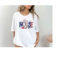 American Medical Montage Shirt, Patriotic Nurse Shirt, Registered Nurse Shirt, 4th of July Nurse Shirt, Nurse Shirt, Nur